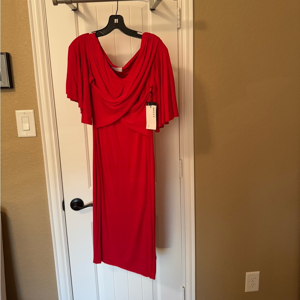 Bailey 44 cocktail business rendez vous dress red